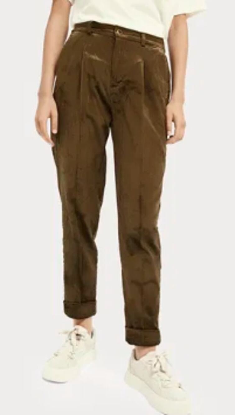 Scotch & Soda Maison Scotch Green Corduroy Trousers sz S